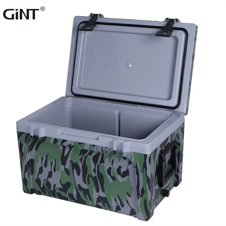 50L Roto Molded Plastic Insulated Ice Chest Manufacturer PE Outdoor Portable Picnic Camping Beer Cooler Box