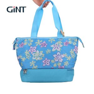 Túi làm mát cách nhiệt bằng nylon có thể gập lại lớn