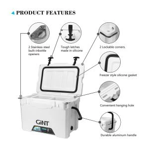 Hộp làm mát cá bằng nhựa xoay 30QT