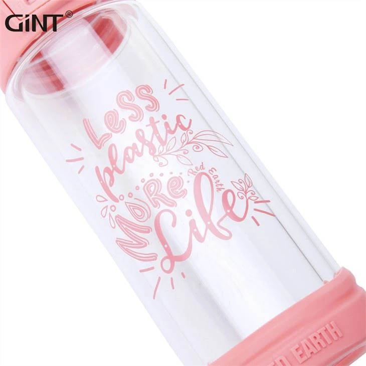 Cốc đựng nước du lịch chống rò rỉ bằng thủy tinh miễn phí BPA