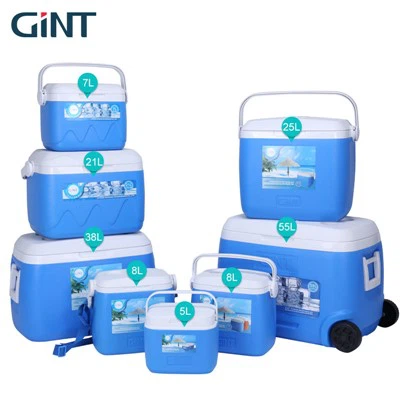 Hộp làm mát băng cắm trại bằng nhựa cứng nhỏ